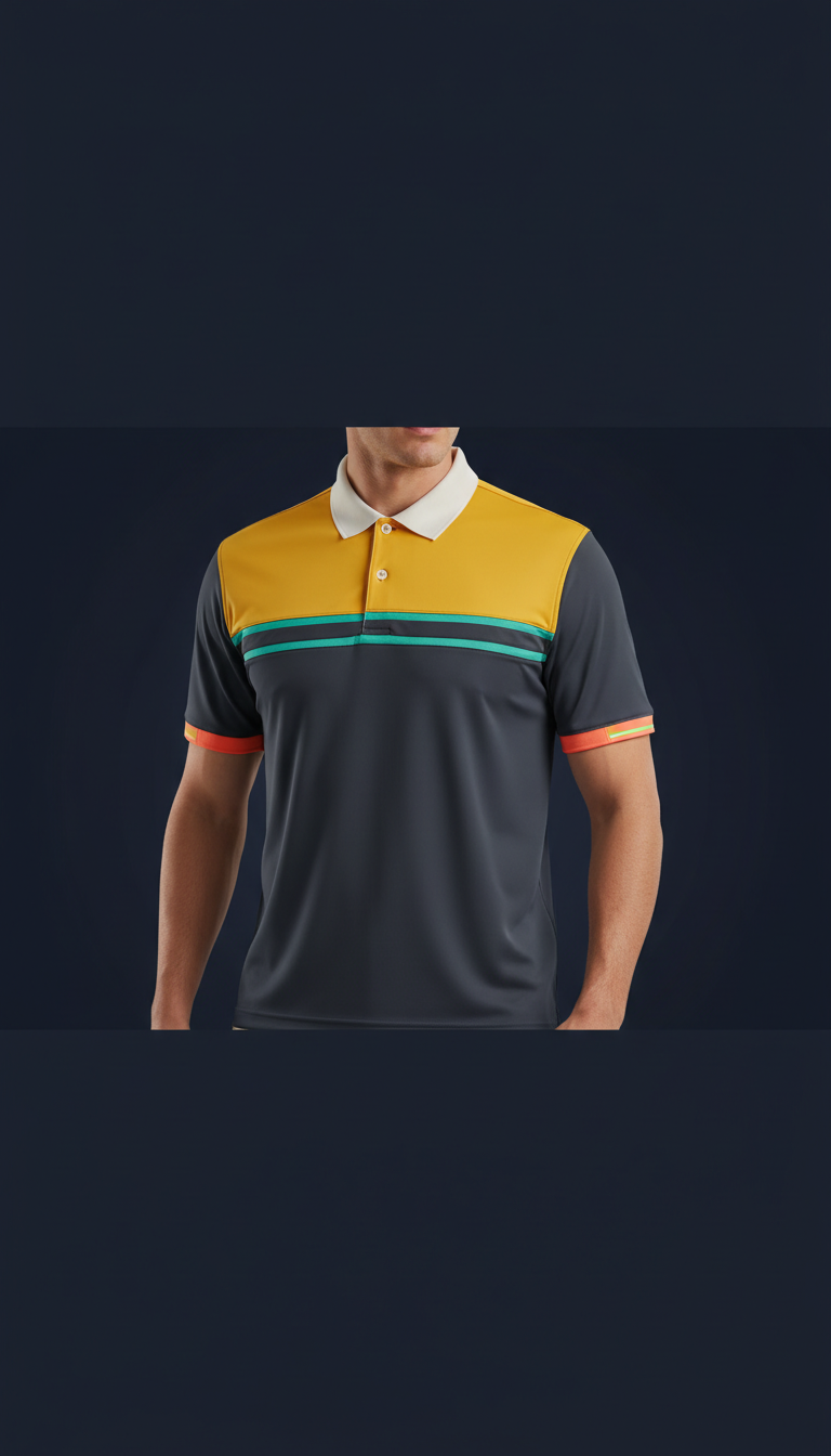 Moisture-wicking performance polo