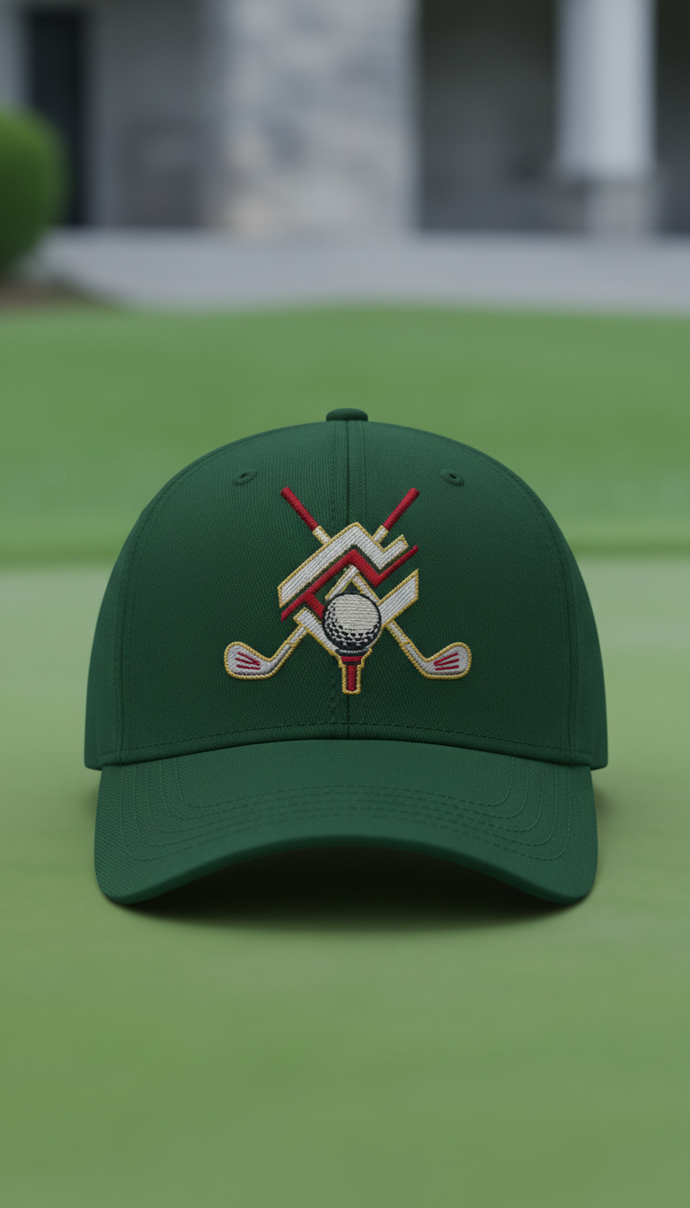 Embroidered Golf Cap